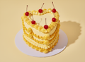 Vintage heart cake