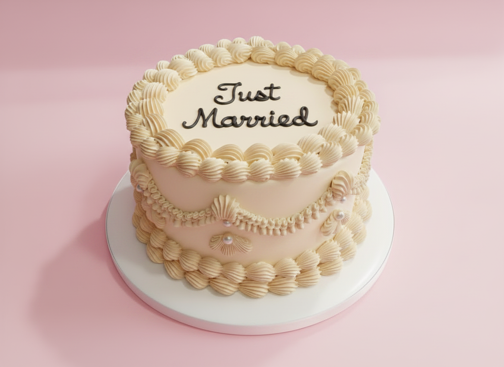 Vintage Round Cake