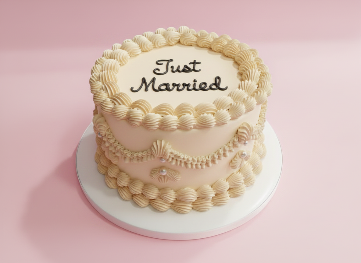 Vintage Round Cake